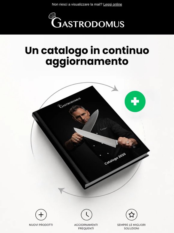 Il catalogo Gastrodomus cambia ogni giorno 🆕