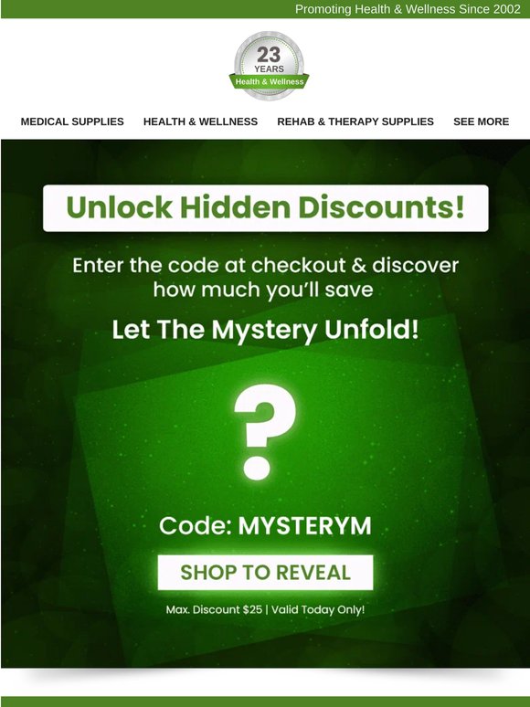 Dear Customer, solve the mystery: Monday just got exciting