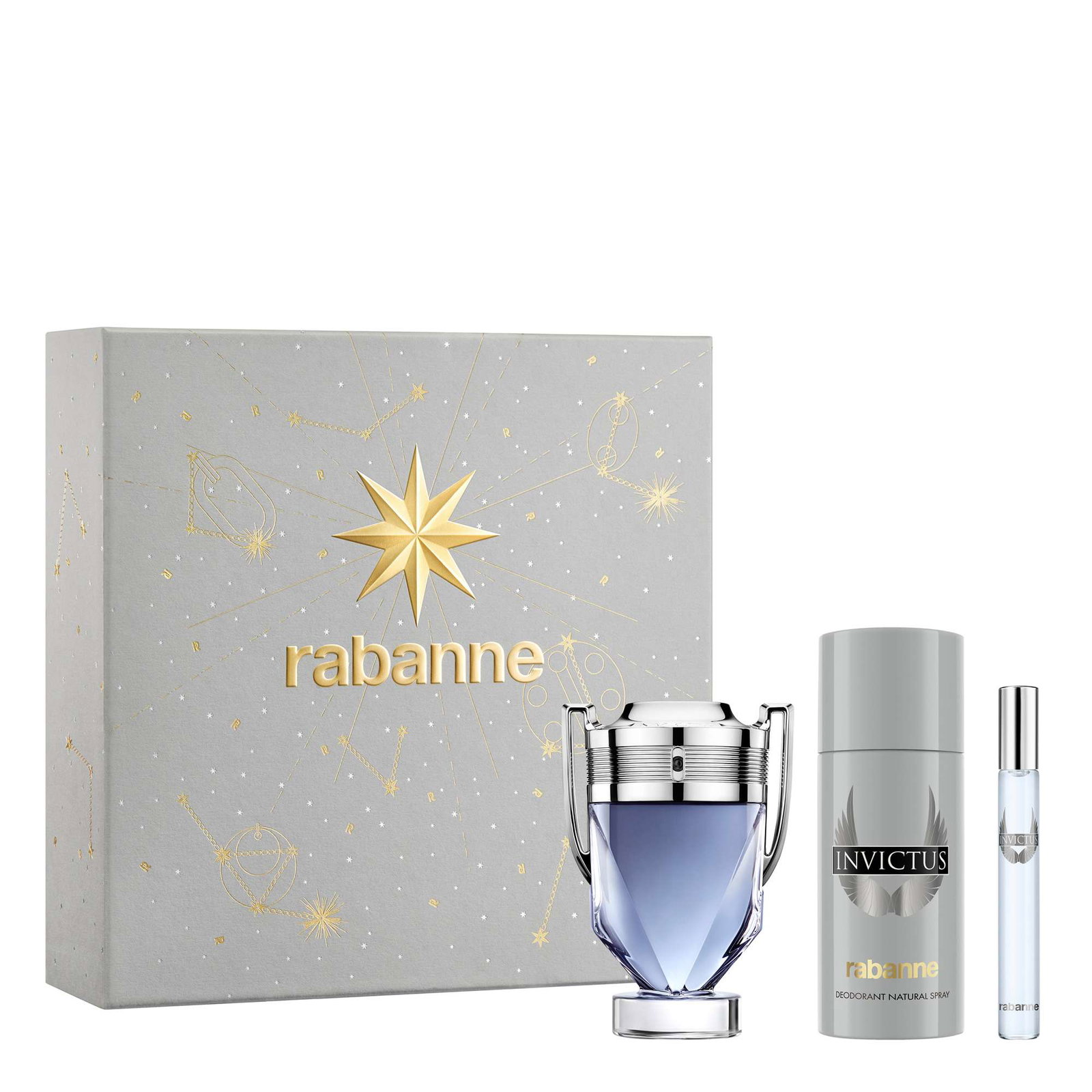 Image of Rabanne Invictus Eau de Toilette 100ml Gift Set (Worth £135.40)