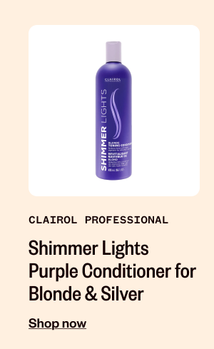 CLAIROL PROFESSIONAL SHIMMER LIGHTS PURPLE CONDITIONER FOR BLONDE & SILVER - SHOP NOW