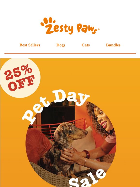 🚨 25% OFF sitewide starts now! Enjoy Pet Day savings for a limited time 💸