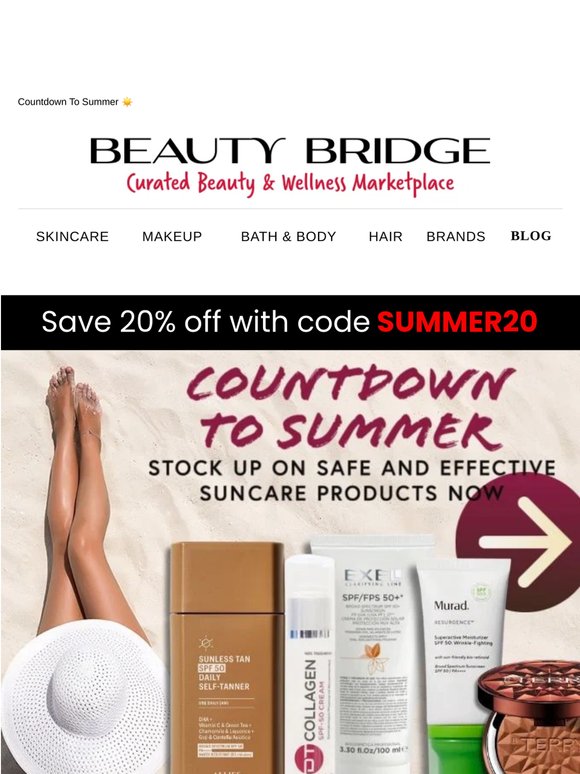 ☀️ Sun Season Is Here — Shop Murad, St. Tropez & More