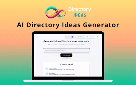 DirectoryIdeasAI – AI Directory Ideas Generator | Lifetime Access