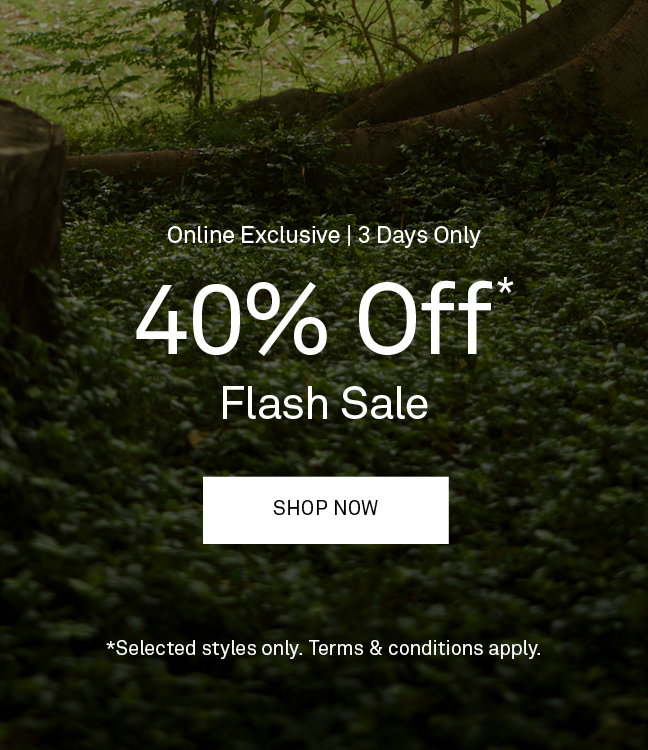 40% Off Flash Sale