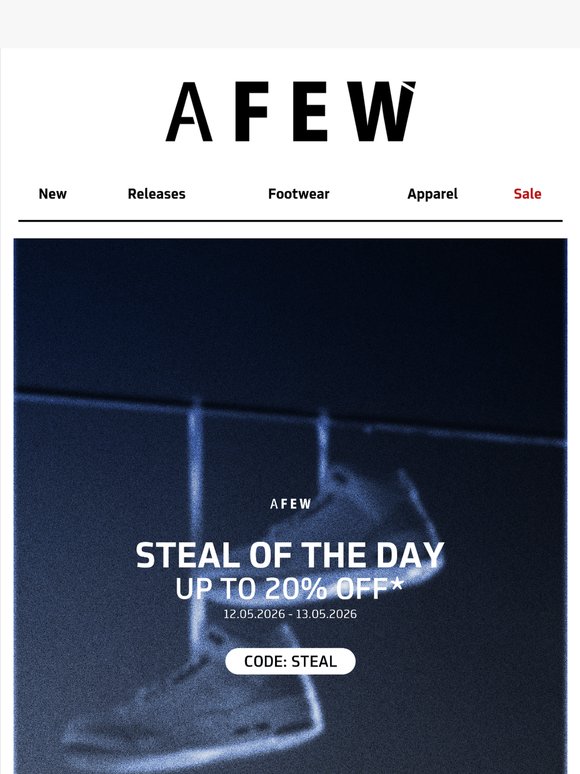 ✨ Steal of the Day: 20% off Nike & Jordan 👟 + KEEN & NB Drops 🔥