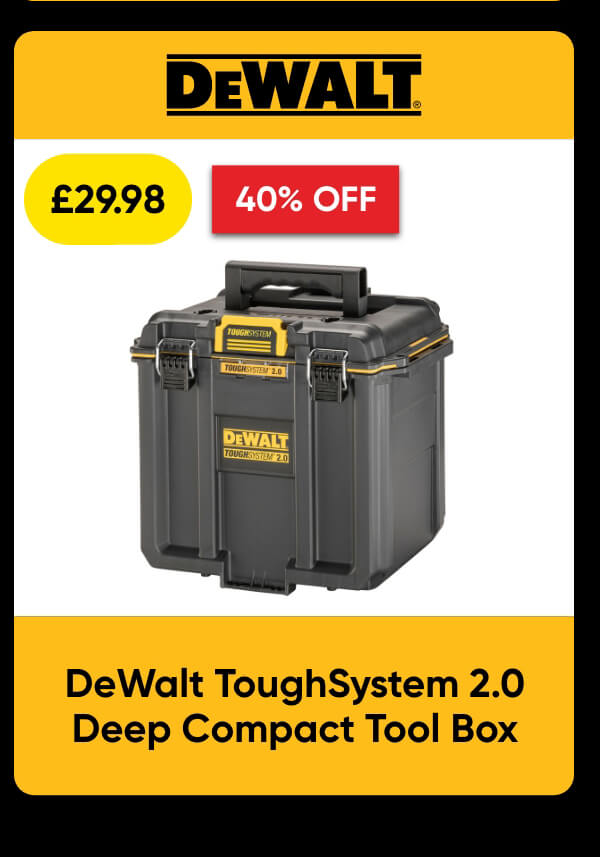 DeWalt ToughSystem 2.0 Deep Compact Tool Box 300 x 370 x 260mm