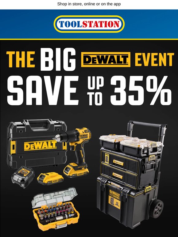 The BIG DeWalt event is here!