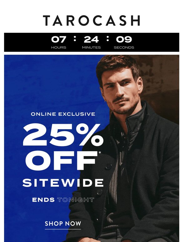 FINAL HOURS ⌛ 25% OFF SITEWIDE*