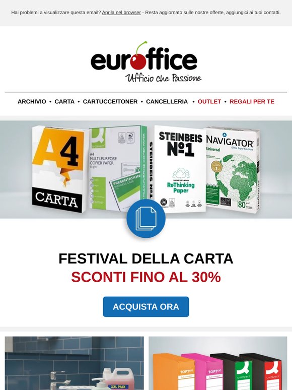 Festival della carta: inizia oggi!