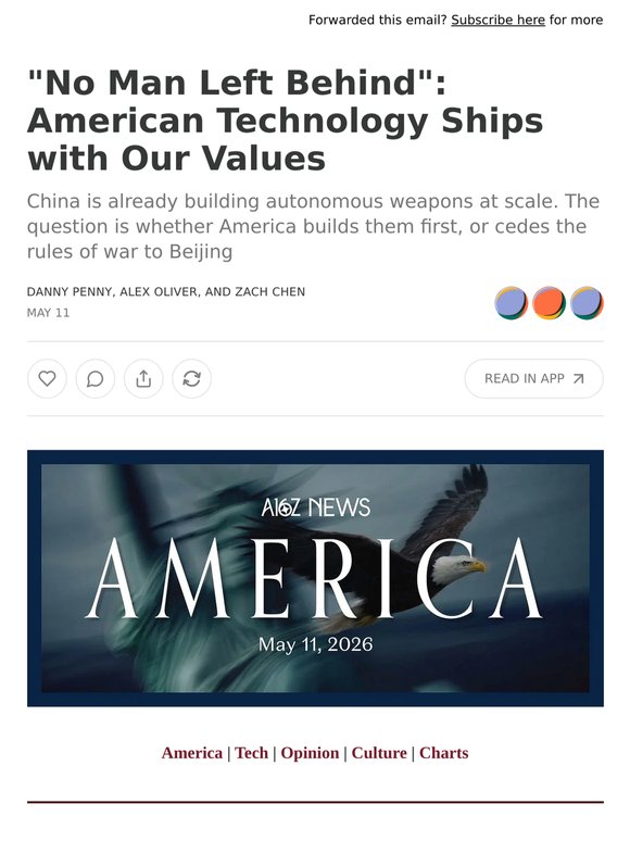 "No Man Left Behind": American Technology Ships with Our Values