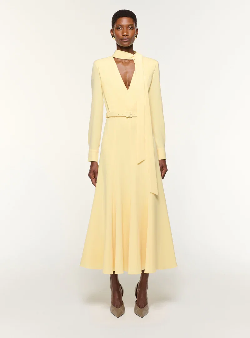 LIGHT CADY CUT OUT DRESS