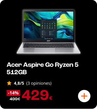 21 Aniversario Acer Aspire Go Ryzen 5
