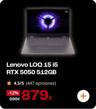 21 Aniversario Lenovo LOQ 15 i5 RTX 5050