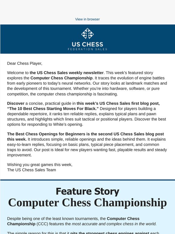 The Power of The Computer Chess Championship