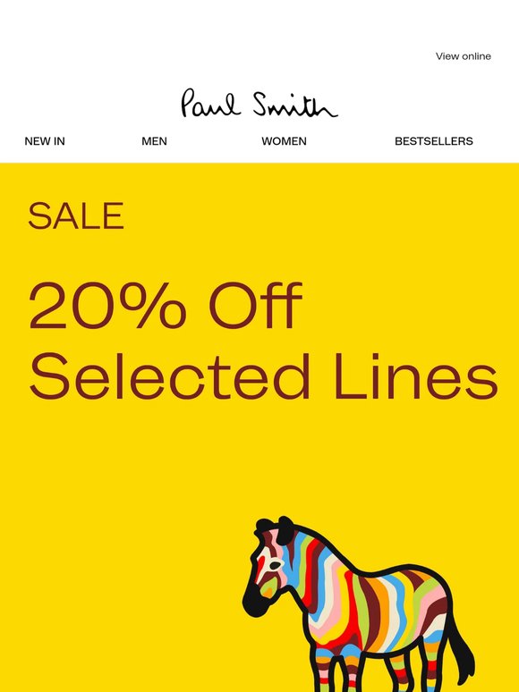 20% off our Zebra bestsellers