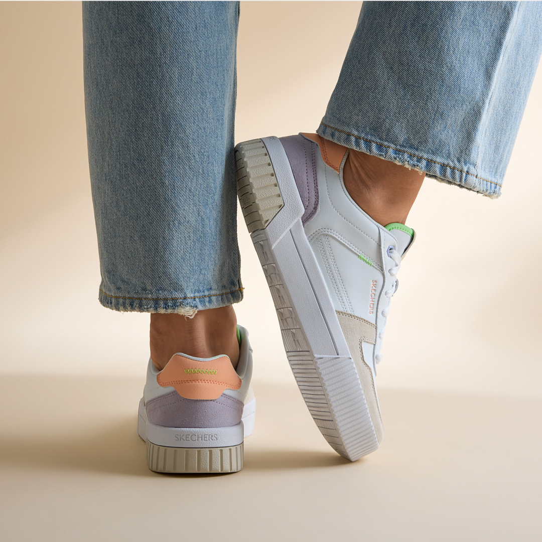 Skechers Jade Stylish Type Sneakers wit