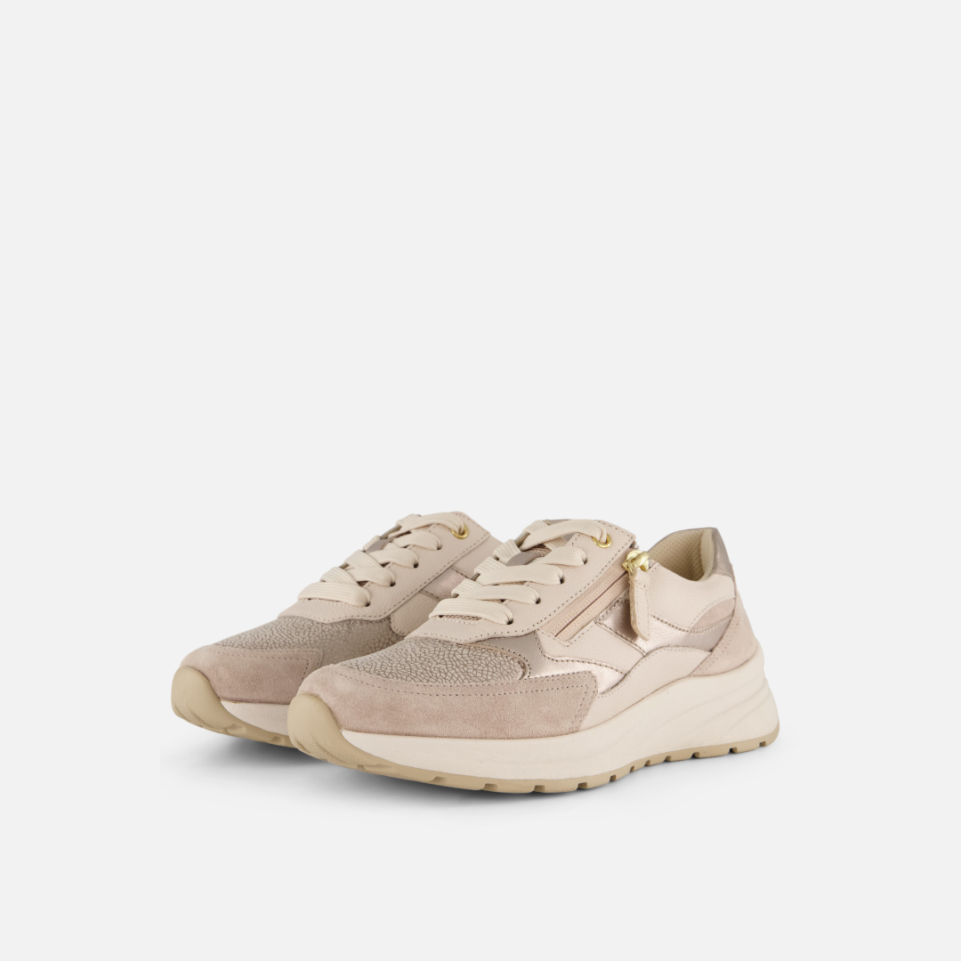 Gabor Sneakers beige Leer K-leest
