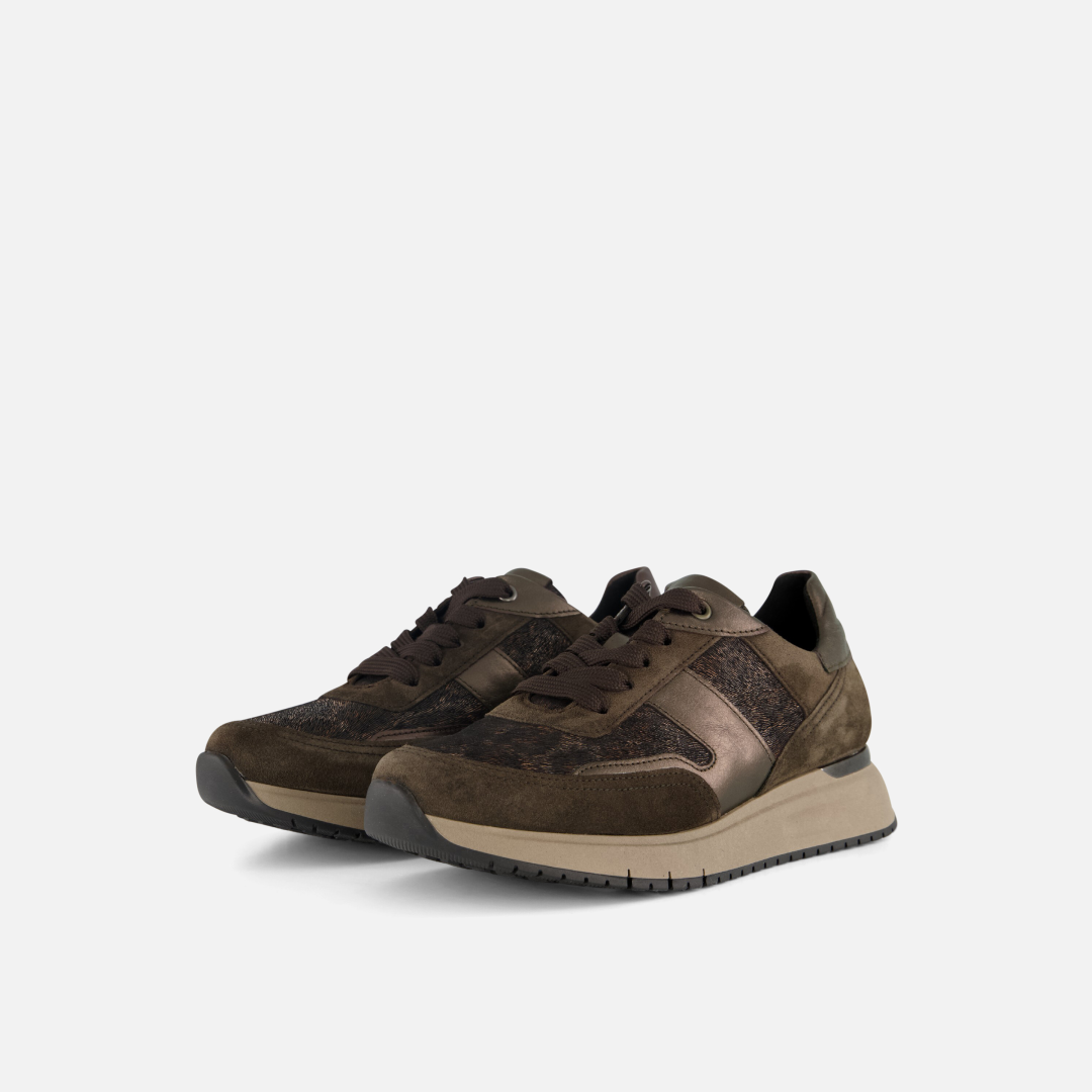 Gabor Sneakers bruin Suede