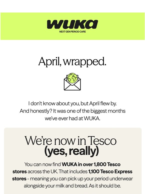 April Recap: We made history