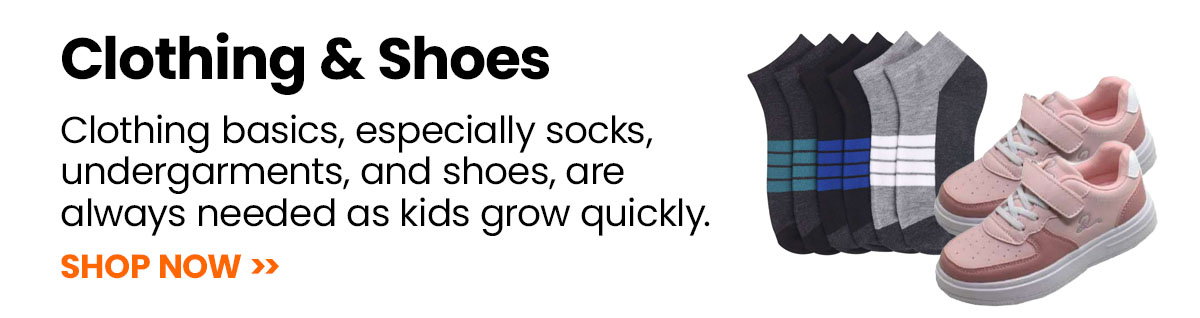 Clothing and shoes. Shop now.