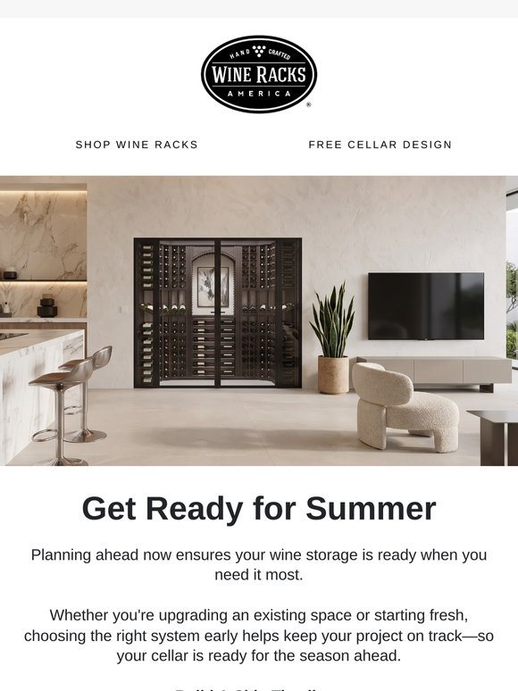 Get Your Wine Storage Ready for Summer