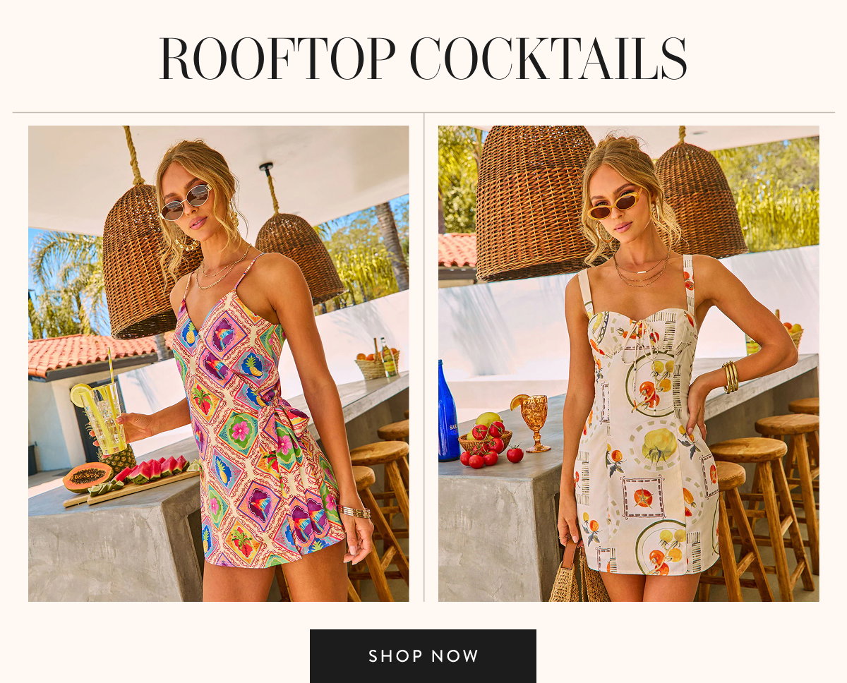 Rooftop Cocktails. Shop Now