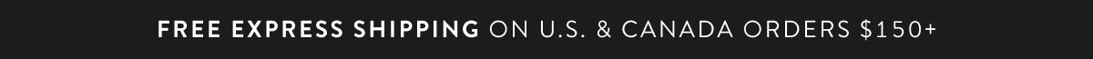 Free Express Shipping over $150
