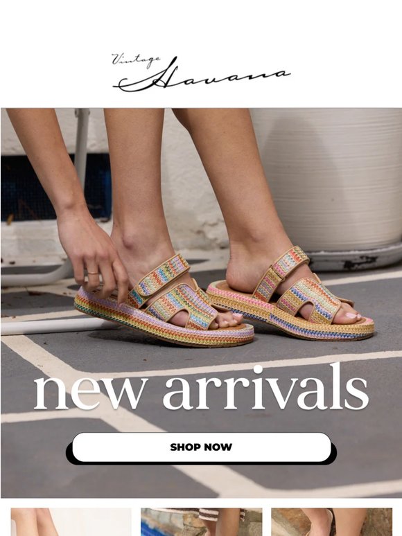 NEW: The Sandal Shop is officially open.
