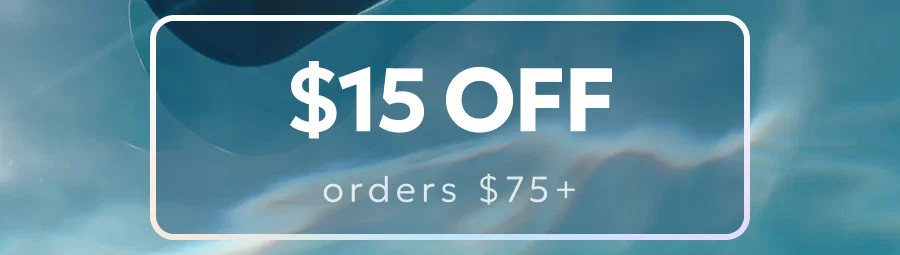 $15 OFF orders $75+