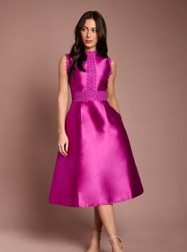Twill Lace Dress