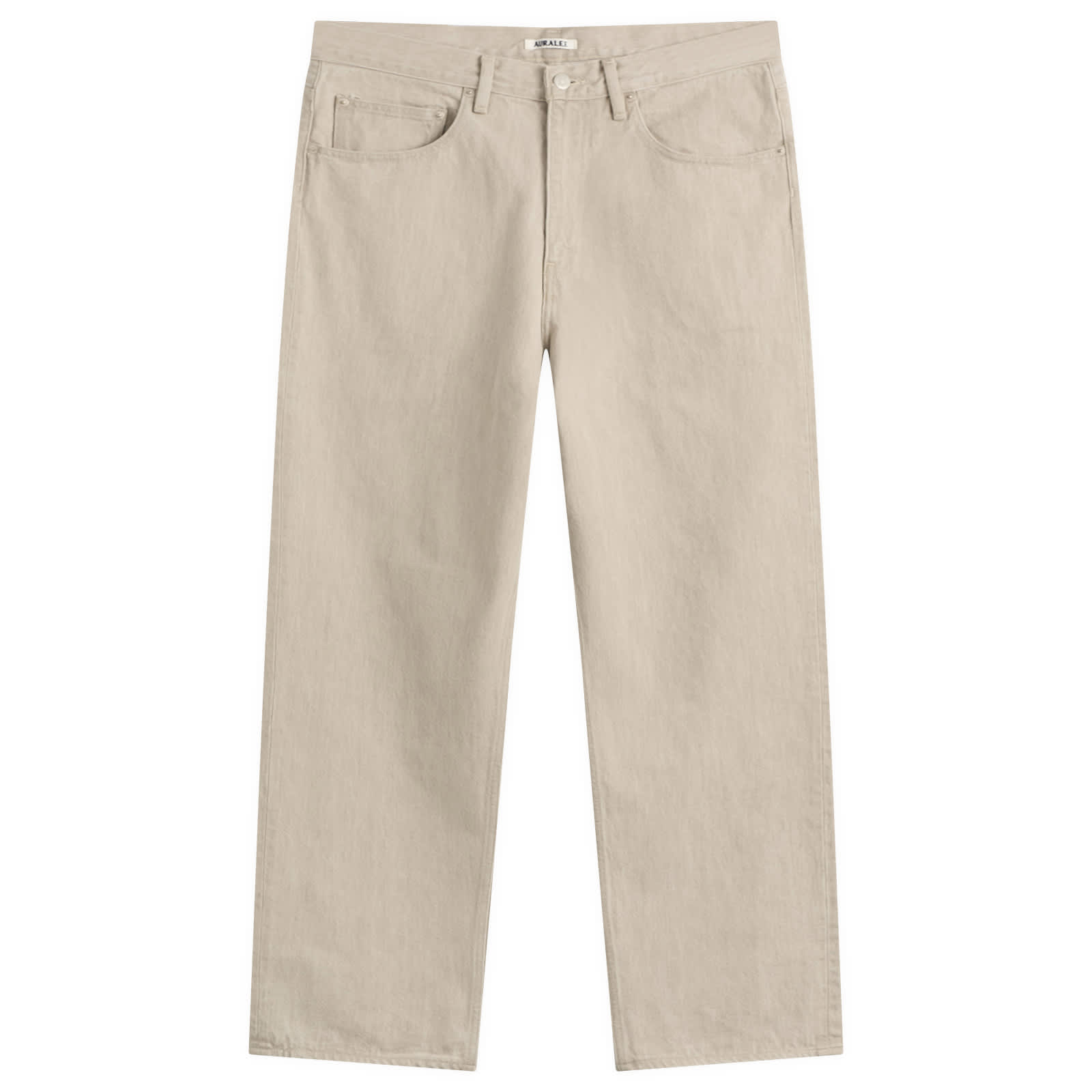  Auralee Faded Hard Twist Denim Wide Pants