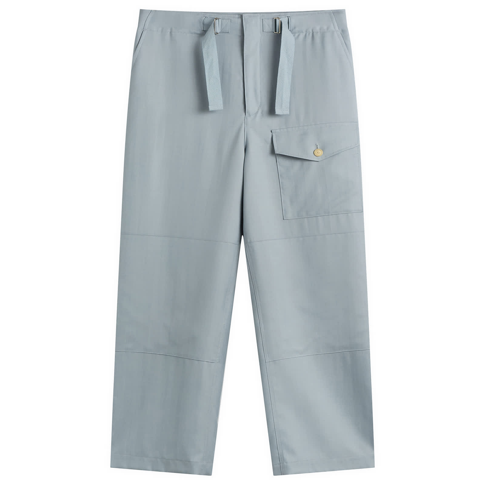 Auralee Wool Herringbone Cargo Pants