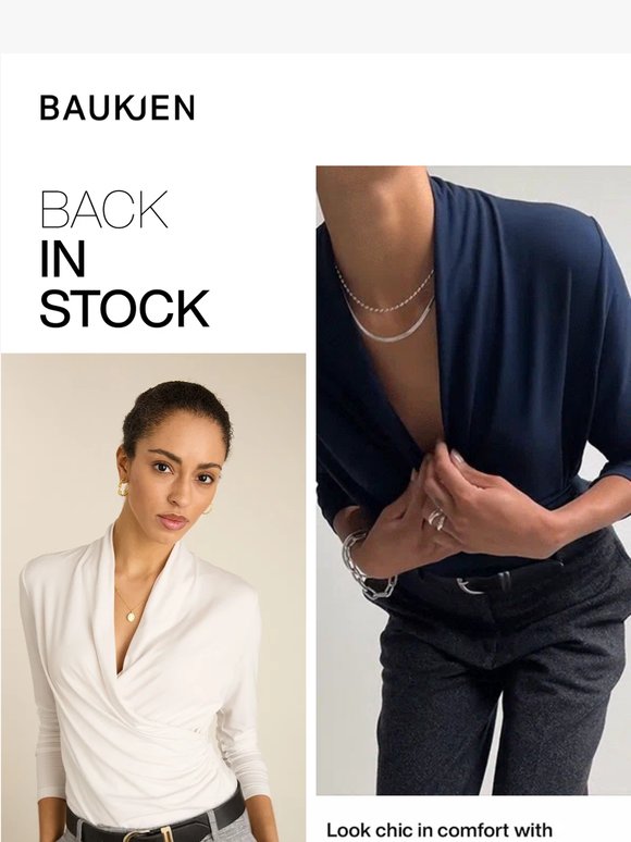 Back by Popular Demand: The Gylda Wrap Top
