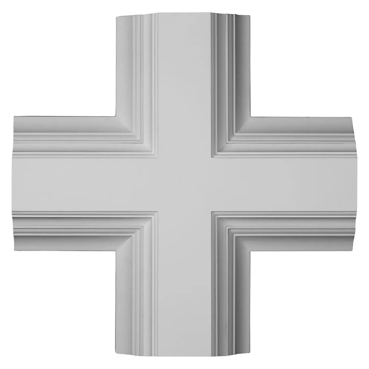 Image of Inner Cross Intersection for 8 inch Deluxe Coffered Ceiling System (Kit) - 20 in x 4 in x 20 in