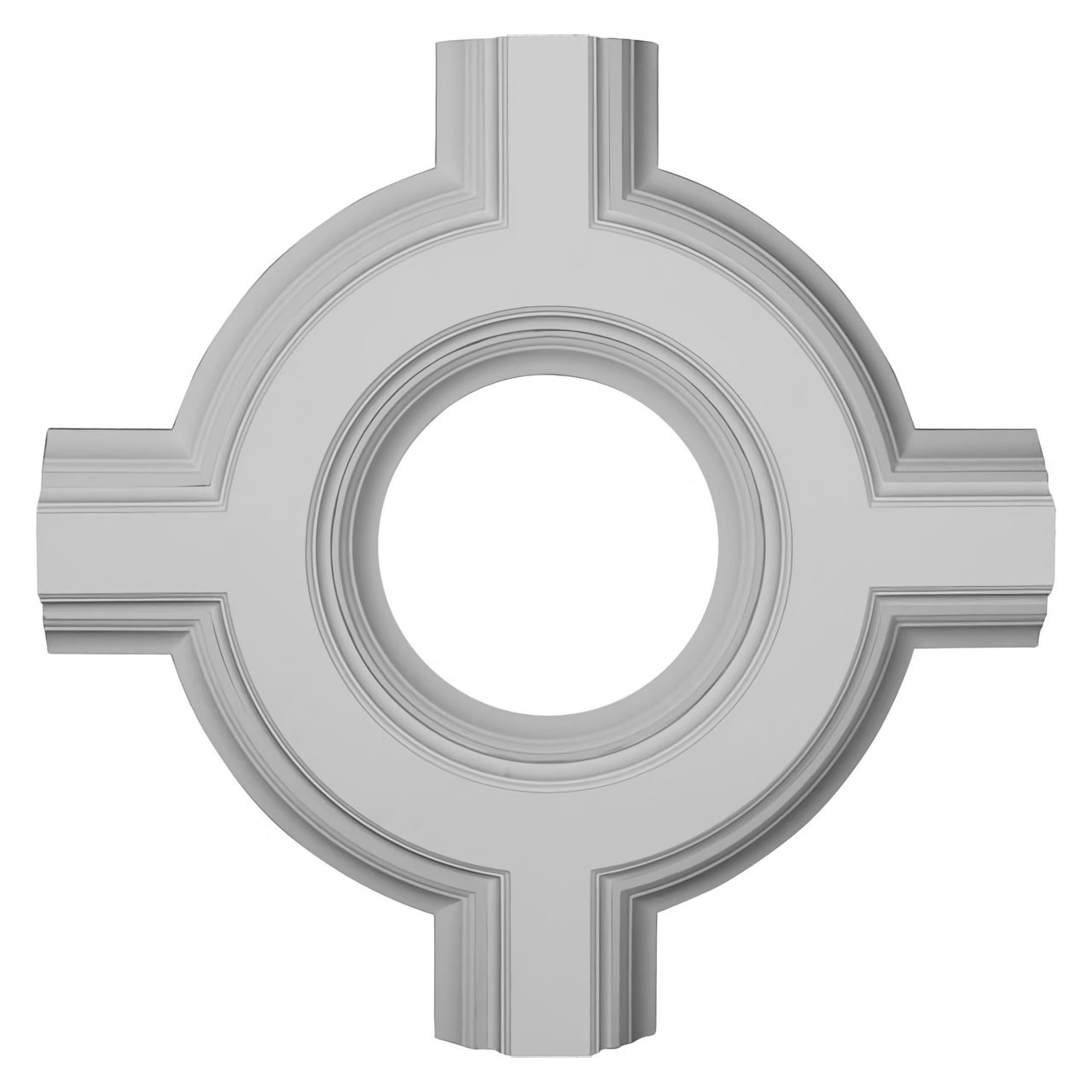 Image of Inner Circle Intersection for 8 inch Deluxe Coffered Ceiling System (Kit) - 36 in x 4 in x 36 in