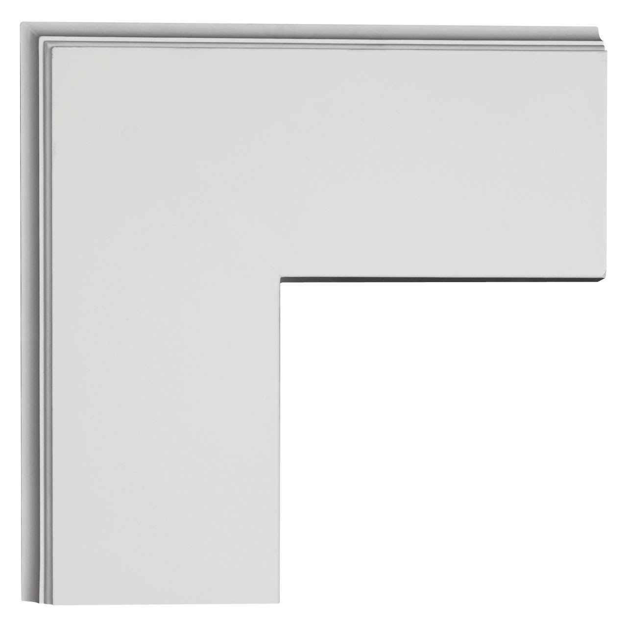 Image of Perimeter Outside Corner for 5 inch Traditional Coffered Ceiling System - 14 in x 2 in x 14 in