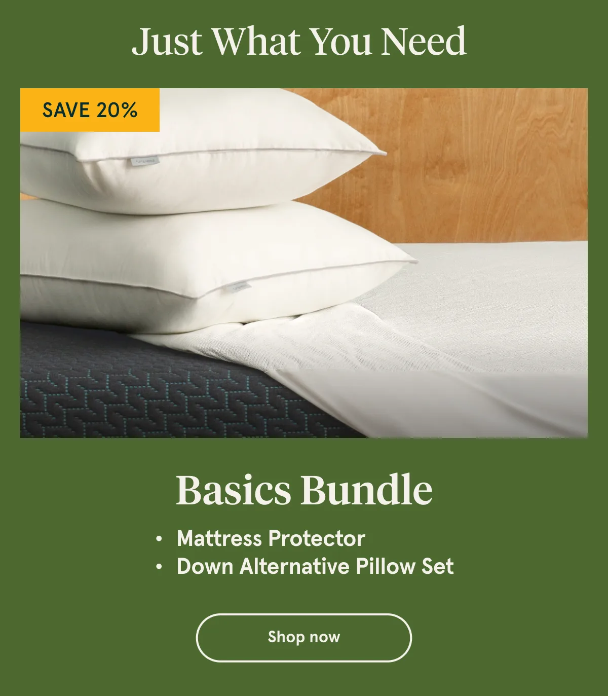 Just what you need | Basics Bundle | Shop Now