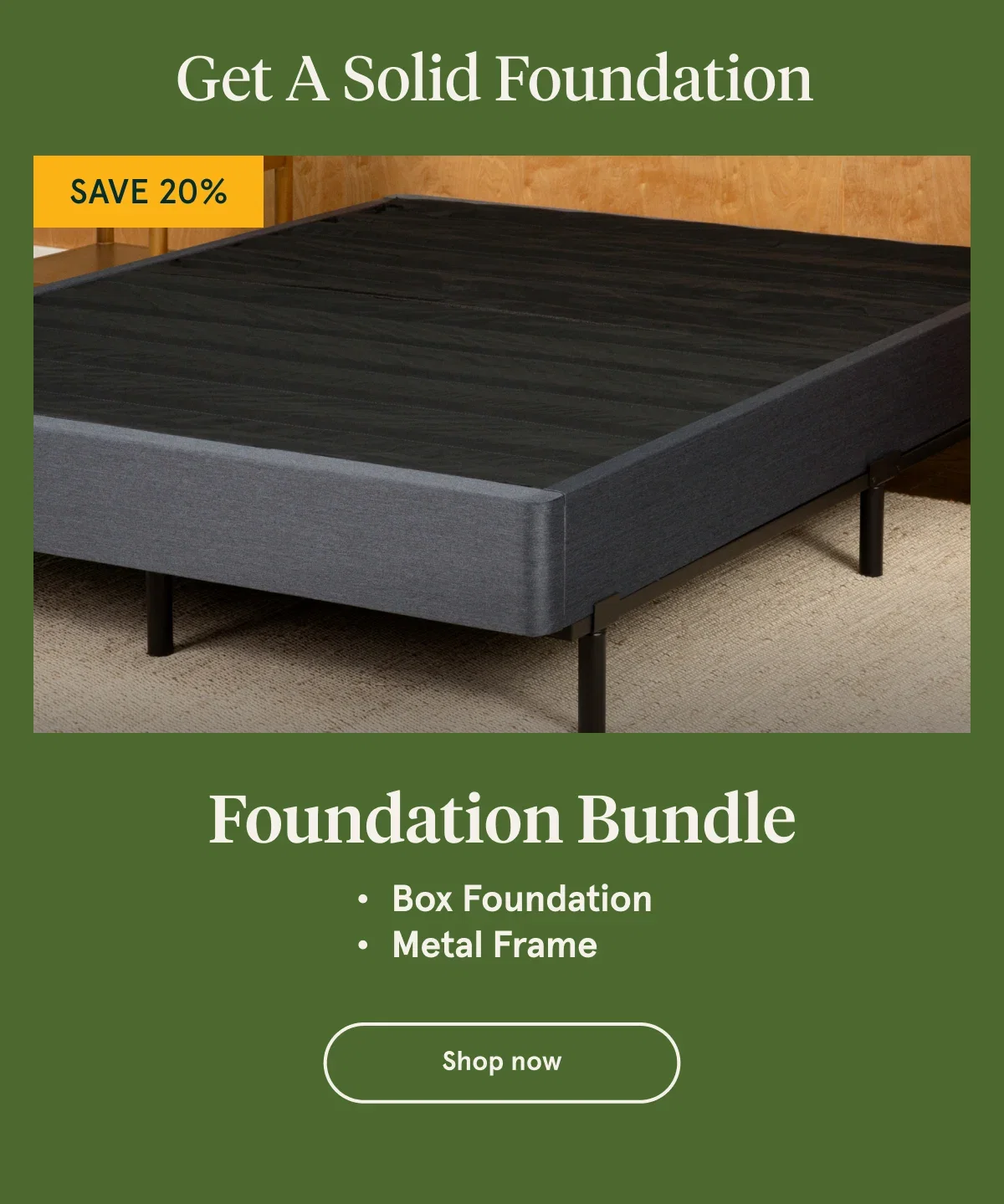 Get a solid foundation | Foundation Bundle | Shop Now