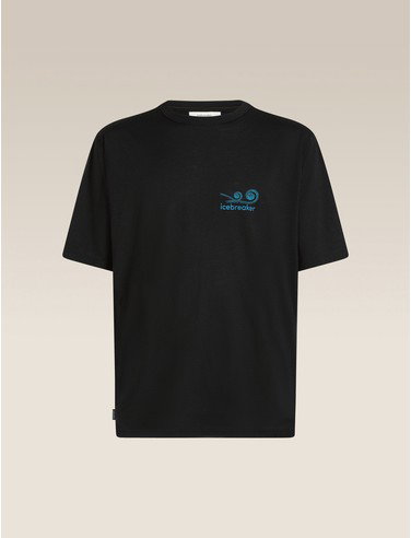 Men's Merino 150 Tech Lite Short Sleeve Relaxed Tee Fern Study - Black / XL