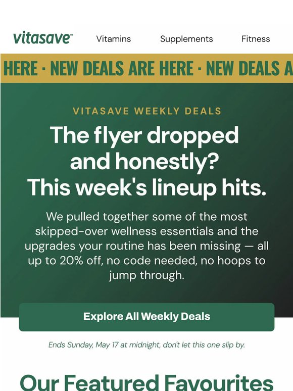 ✨ New week. New deals. Your wallet is going to love this.