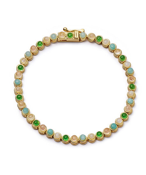 Mixed Gemstone Tennis Bracelet