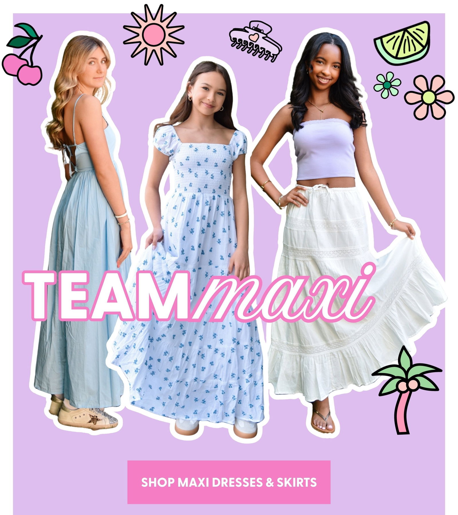 Team Maxi Shop Maxi Dresses & Skirts