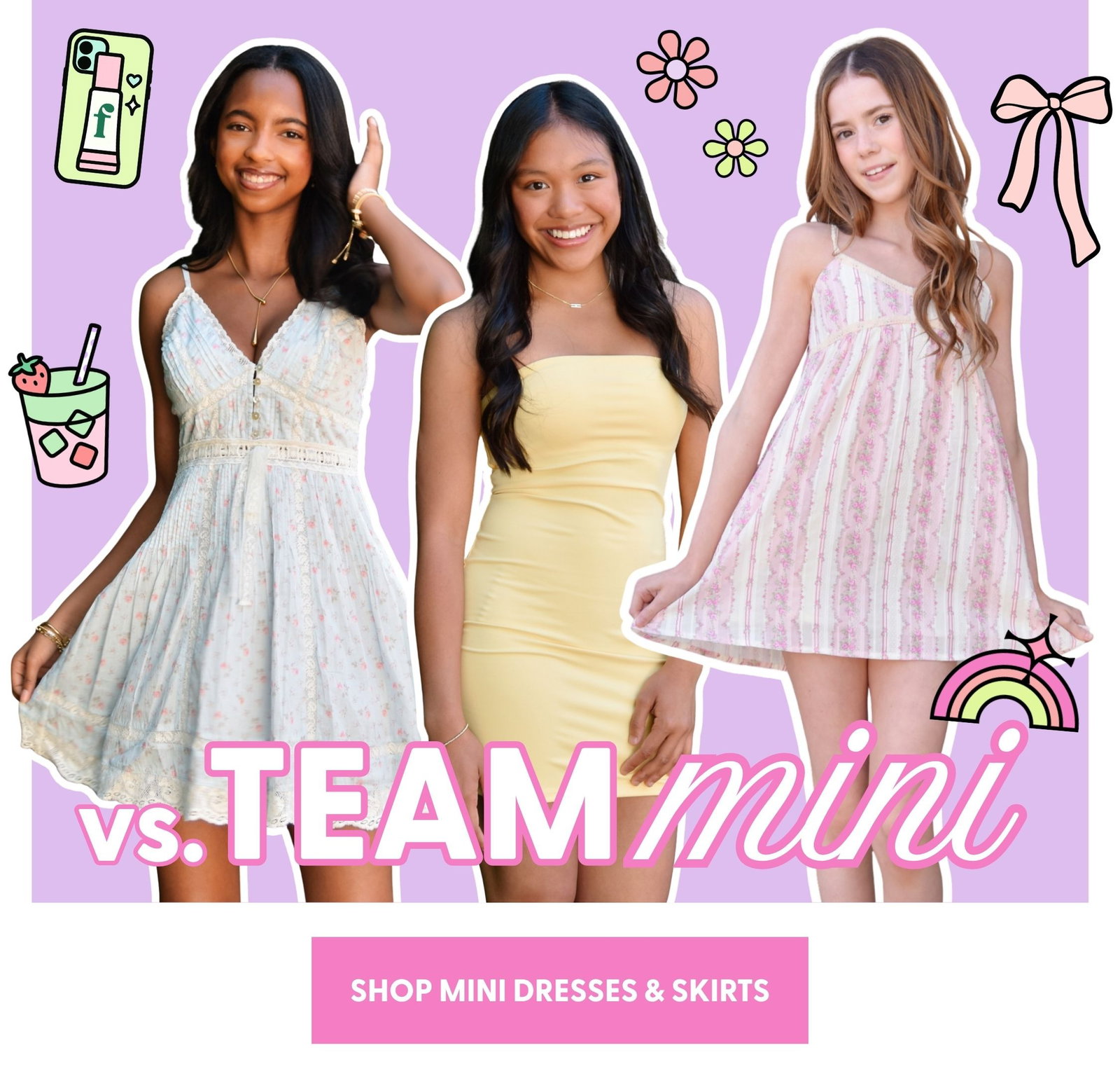 Team Mini Shop Mini Dresses & Skirts