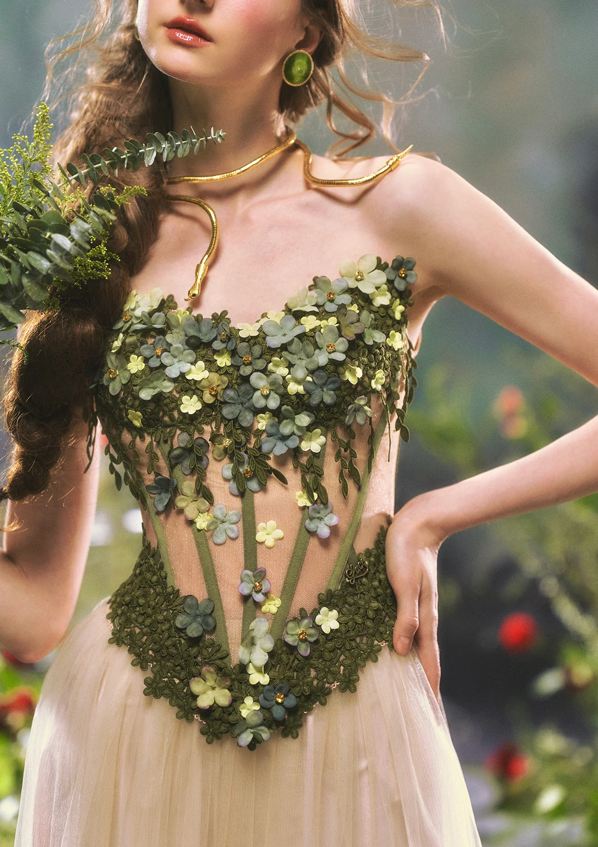 Image of Eucalyptus Fairy Corset