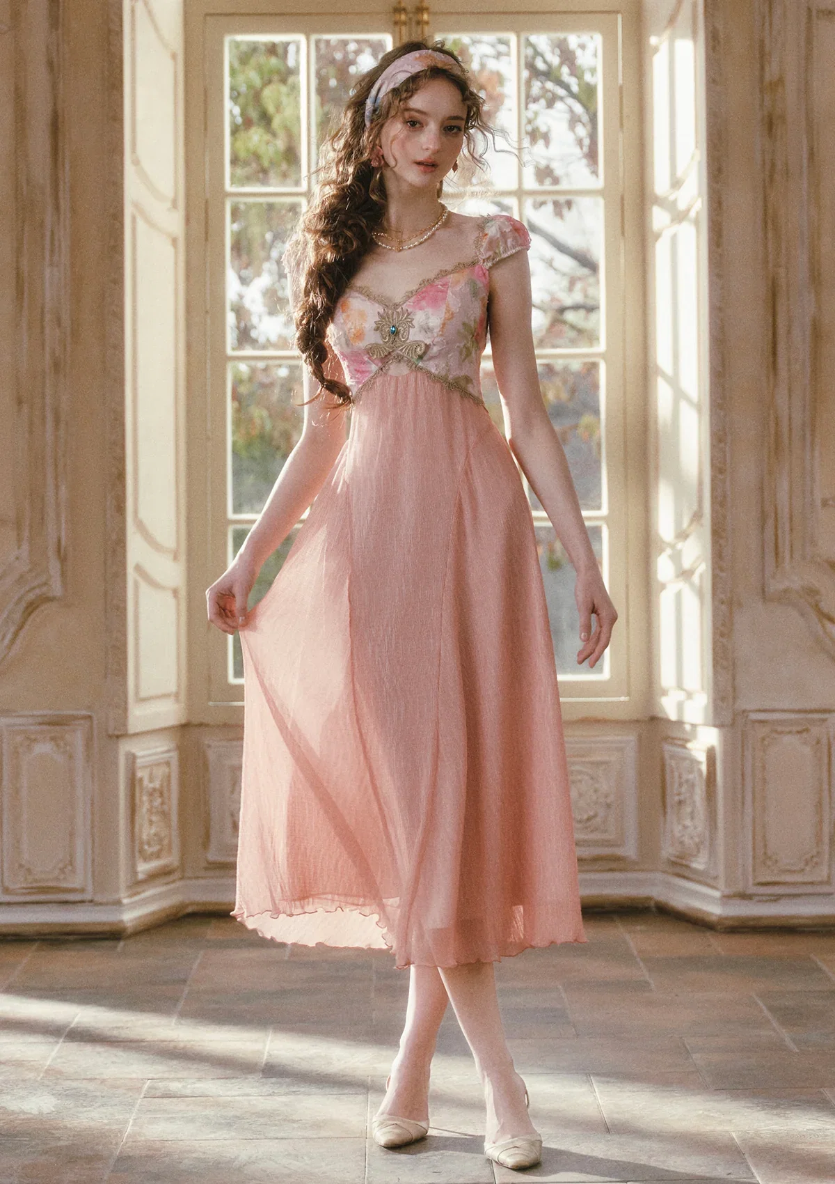 Image of Blazing Sunset Cloud Dress