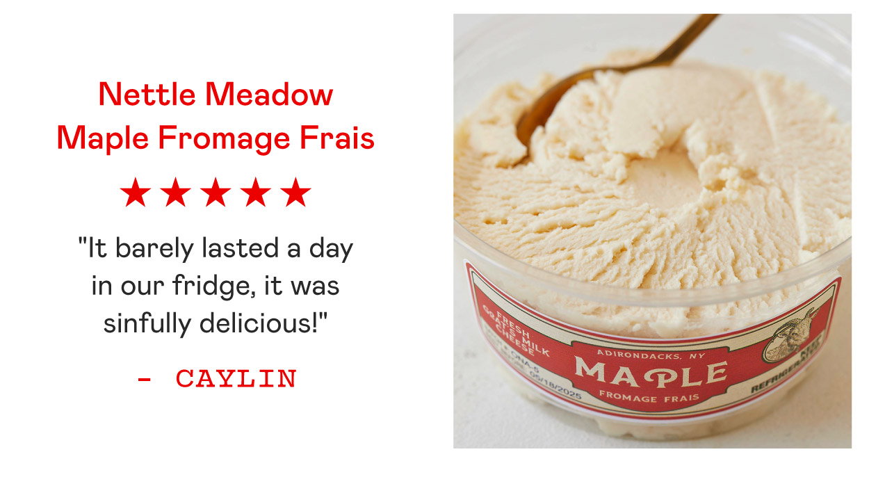 Nettle Meadow Maple Fromage Frais