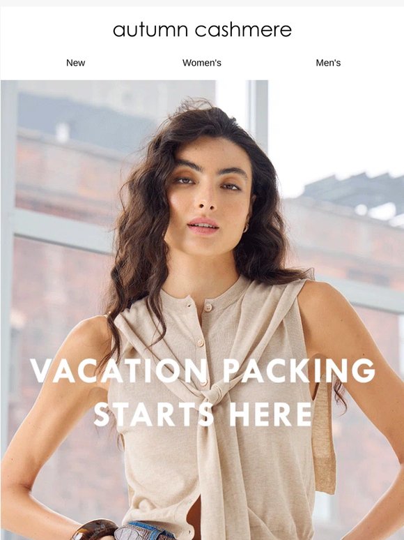 Vacation Packing Starts Here