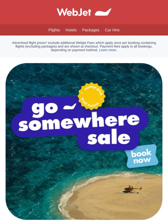 Sunshine Coast from $230* one way—pick your kind of scenery