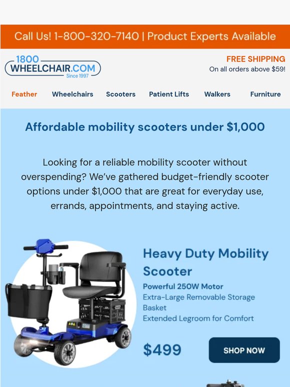 Find your scooter under $1,000
