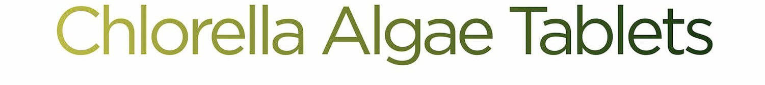 Chlorella Algae Tablets